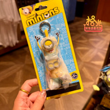 2026 Universal Studios Halloween Genuine Ghost Minion Glow-in-the-Dark Keychain picture