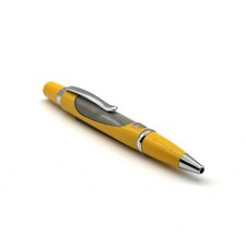 Lamborghini 2024 Yellow Ballpoint Pen Chrome Mesh Grip | Luxury Gift Box Edition picture