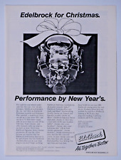 1971 Edelbrock Carburetor Christmas 1984 Chevy Vintage Original Print Ad picture