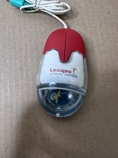 Vtg Rare Aqua Computer Mouse AM-940-P Liquid Filled Lexapro Drug Promo PS/2 picture