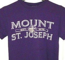 Vtg MOUNT ST JOSEPH HIGH SCHOOL T SHIRT Rare 90's Tee BALTIMORE CITY MARYLAND picture