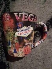 Las Vegas Landmarks Souvenir Ceramic Mug Colorful,Cup Brand New. picture