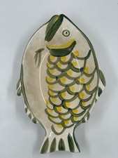 Vintage Nippon Yoko Boeki Co. Japanese Porcelain Fish Shaped Dish Serving Bowl  picture