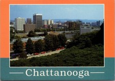 Chattanooga Tennessee Skyline Panoramic View 1993 Postcard picture