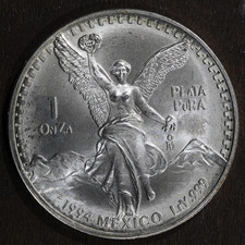 1994-Mo Mexico 1 oz SiIver Libertad Onza BU picture