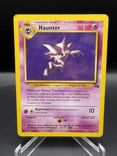 Unlimited Haunter 21/62 Rare Fossil Pokemon MP picture