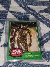 Vintage 1977 Topps Star Wars 207 C-3PO Anthony Daniels Corrected Version Card picture