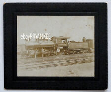 1890's Antique B&M BOSTON MAIN RAILROAD Albumen Photo / Locomotive Number 