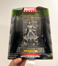 Hasbro Marvel Heroes Titanium Series Green Goblin Die-Cast Poseable w/ Case new picture