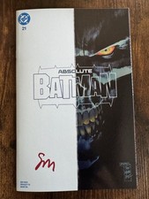 Absolute Batman #21 One Stop Comic Shop Spot Foil Signed By Seth Mann With COA picture