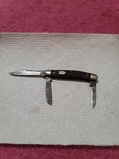 Vintage Schrade NY USA 805 Stockman Kon Kav 3-blade Pocket Knife picture