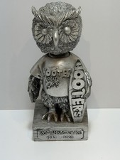 Vintage Hooters 20th Anniversary Owl Bobblehead Pewter Style Surfboard 2003 picture