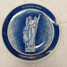 St. Sunniva school of Oslo Norway commemorative plate 1983 picture