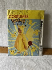 McCalls P461 Pokemon Pikachu Costume Pattern Kids Vintage 90s All Sizes picture