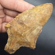 HUGE Indian Arrowhead Artifact Knife Blade Oklahoma 3.83” Authentic  picture