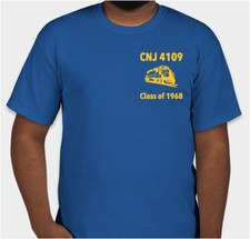 CNJ JCL Jersey Central Lines #4109 Custom T-Shirt L@@K Size Large CRRNJ L@@K picture