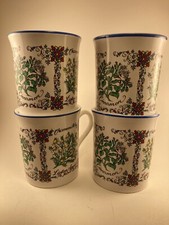 VTG Lipton Special Teas Mugs set of 4 Chamomile Cinnamon, Lemon, Made in England picture