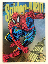 Marvel Universe 1994 Trading Card # 6 Of 9 Spider-Man Power Blast Limited picture