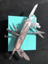 Vintage Tiffany & Co Sterling Silver 925 Victorinox Swiss Army Knife with Box picture
