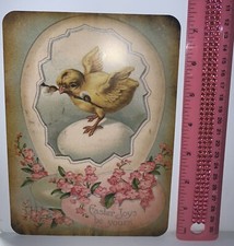 Easter Decor VINTAGE STYLE Die Cut Cardboard 5 X 7” picture