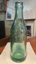 Vintage CHERO-COLA SODA BOTTLE 6 1/2 oz UNION SC BLOCK DESIGN Aqua Bubbles Glass picture