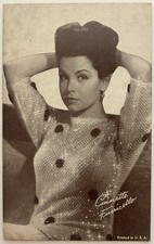Vintage 1950s 1960s Annette Funicello Postcard Sparkly Sweater Disney Actress picture