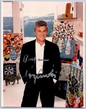 Tony Curtis Autographed Photo Hollywood Actor Signed by Harry Langdon picture