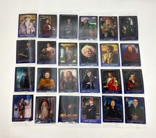 Harry Potter Chocolate Frog COMPLETE 24 Lenticular Card Set (2025 Blue) SEALED picture