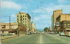 Photo PC Missoula Montana Downtown Street Scene Business District 1952 picture