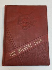 Mars Hill High School Student Yearbook 1954 The Wildcat North Carolina NC Alumni picture