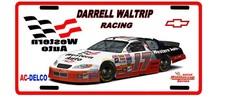 Vintage looking WESTERN AUTO Racing Team DARRELL WALTRIP License Plate 17 1980s  picture