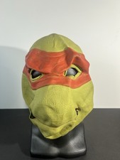 VTG 1990 Don Post Raphael Mutant Ninja Turtle Halloween Mask Mirage Studios picture