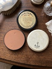 ⁠Vintage 1940s Max Factor Hollywood Pan-Cake Dark Egyptian Prop Museum Quality⁠ picture