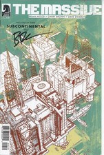 THE MASSIVE 7 NM Signed Brian Wood of DMZ DARK HORSE BAGGED BOARDED 2012 picture