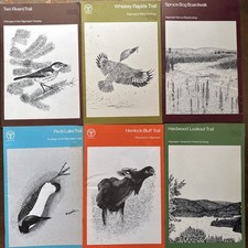 Lot 6 Ontario Algonquin Trail Guide Ministry of Natural Resources Vintage 1990 picture