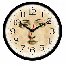 Celestial Moon Face 10 Inch Wall Clock Vintage Mystical Gothic Decor | Quartz picture