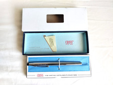 Vintage Cross Century Chrome Ballpoint Pen Motorola USA w/ Or Box Chrome 3502 picture