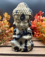 Child Buddha Full Figurine Picture Stone Chohua Crystal Carving 826 Grams picture