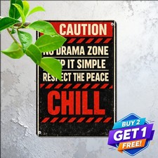 Sarcastic Warning Sign Does Not Play Well With Others Funny Man Cave Decor picture