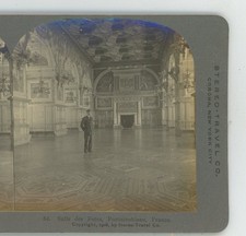 Salle des Fetes Fontainebleau France Stereo Travel Stereoview picture