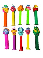 Vintage PEZ Crazy Animals Complete Dispenser Set – Retired 1999 Series picture