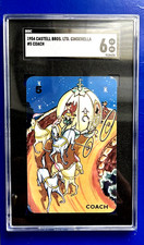 1954 Castell Bros Ltd Cinderella Disney Card #5 Ball Dress SGC 6 “Very Rare” picture