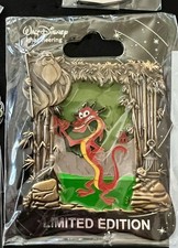 Disney WDI Cast Member Authentic  Stained Glass Mushu Dragon Mulan Look Pin LE picture