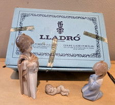 Lladro Holy Family Nativity Mini Sagrada Familia 5657 Ornaments Boxed picture