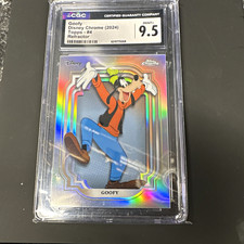 Topps 2024 Disney Chrome Goofy #4 Refractor CGC 9.5 picture