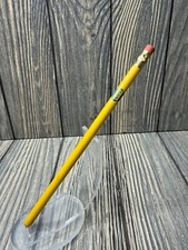 Vintage Mooney Auto Supply Inc. Yellow Wooden Pencil With Eraser picture