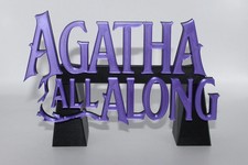 Agatha All Along, Agatha Harkness 3D printed Logo Sign Wall Desk Shelf Art picture