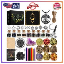 LAVEVE Witchcraft Supplies Kit for Spells, 56 PCS Beginner Witch Box picture