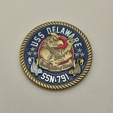 USS DELAWARE SSN 791 Challenge Coin picture