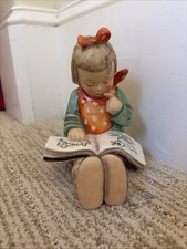 Hummel Goebel “BOOKWORM GIRL” Large 5 3/4” figurine picture